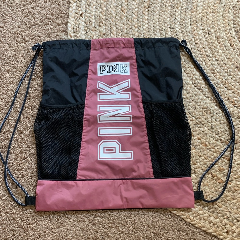 New Pink drawstring backpack